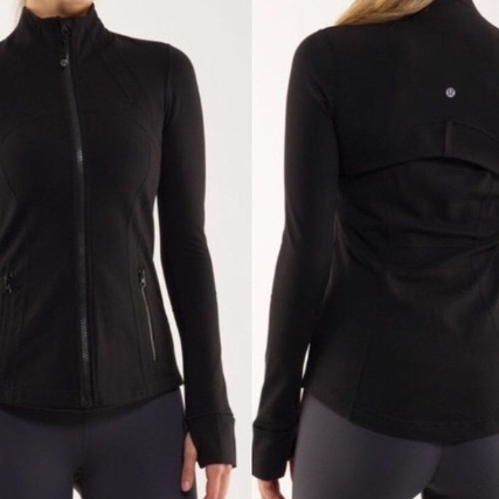 lululemon athletica Black Zip-Up Athletic Jacket